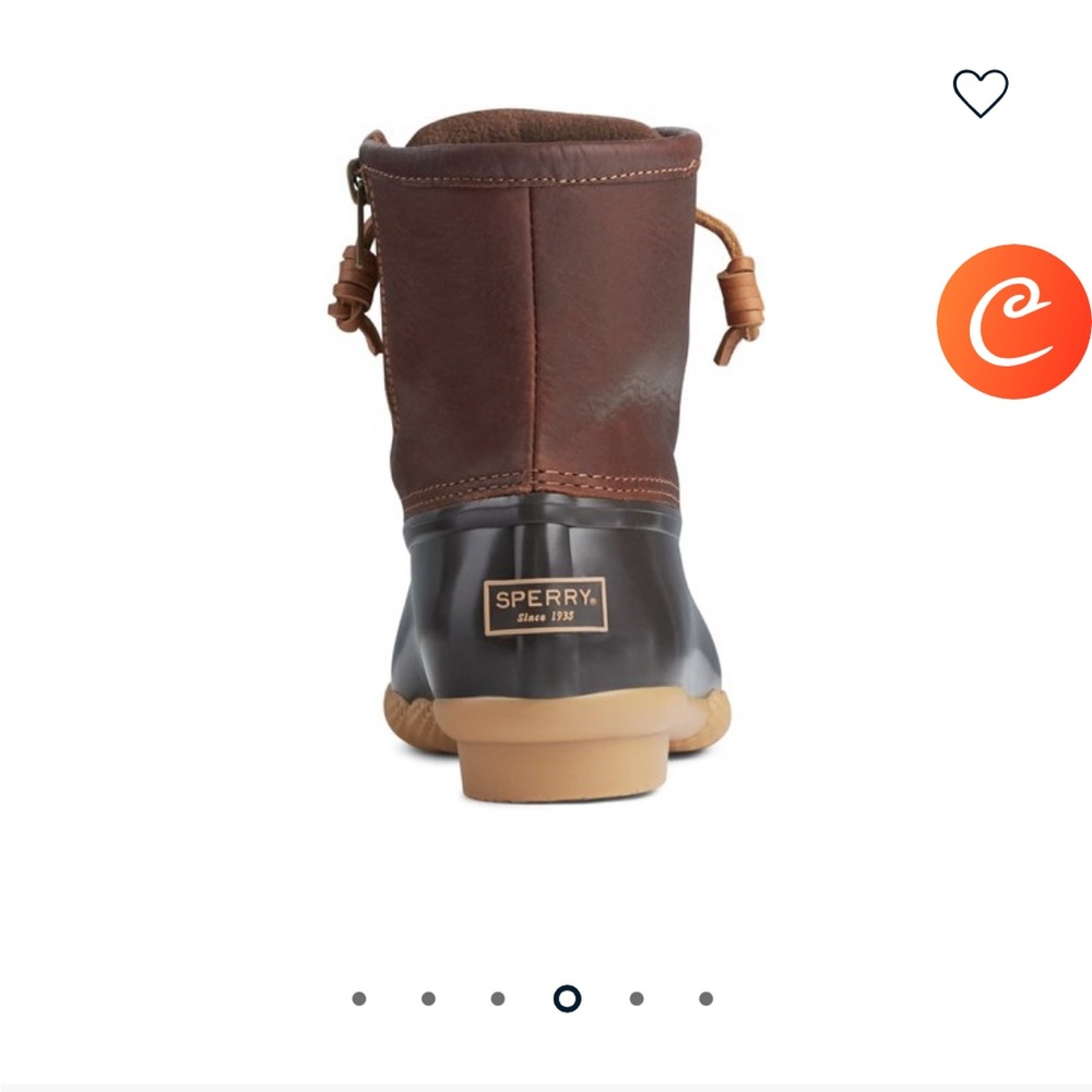 Sperry Saltwater Duck Boots Tan - Picture 2 of 3